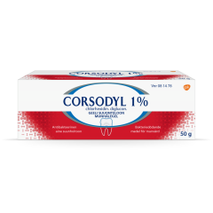 CORSODYL geeli suuonteloon 1 % 50 g