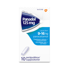 PANADOL peräpuikko 125 mg 10 kpl