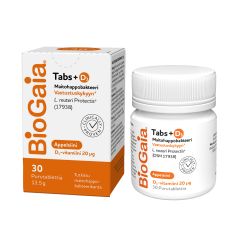 BioGaia Tabs+D3 Appelsiini 30 tabl