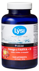 Lysi Omega-3 Vahva + D 100 kaps