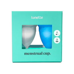 Lunette kuukautiskuppi Duo tuplapakkaus 1 kpl