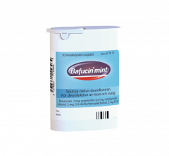 BAFUCIN MINT imeskelytabl 50 kpl