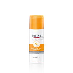 Eucerin Photoaging Sun Fluid SPF50+ aurinkovoide ikääntyvälle iholle 50 ml