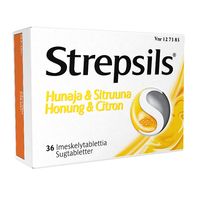 STREPSILS HUNAJA & SITRUUNA 1,2/0,6 mg imeskelytabl 24 fol